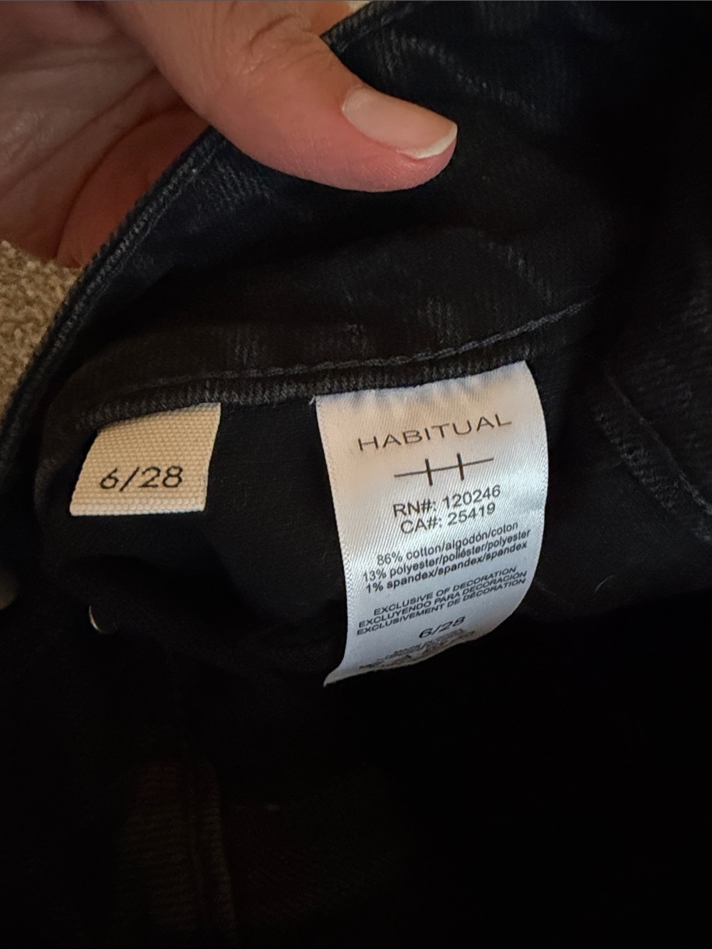 Habitual Black Wide-Leg High-Rise Jeans - Picture 3 of 6